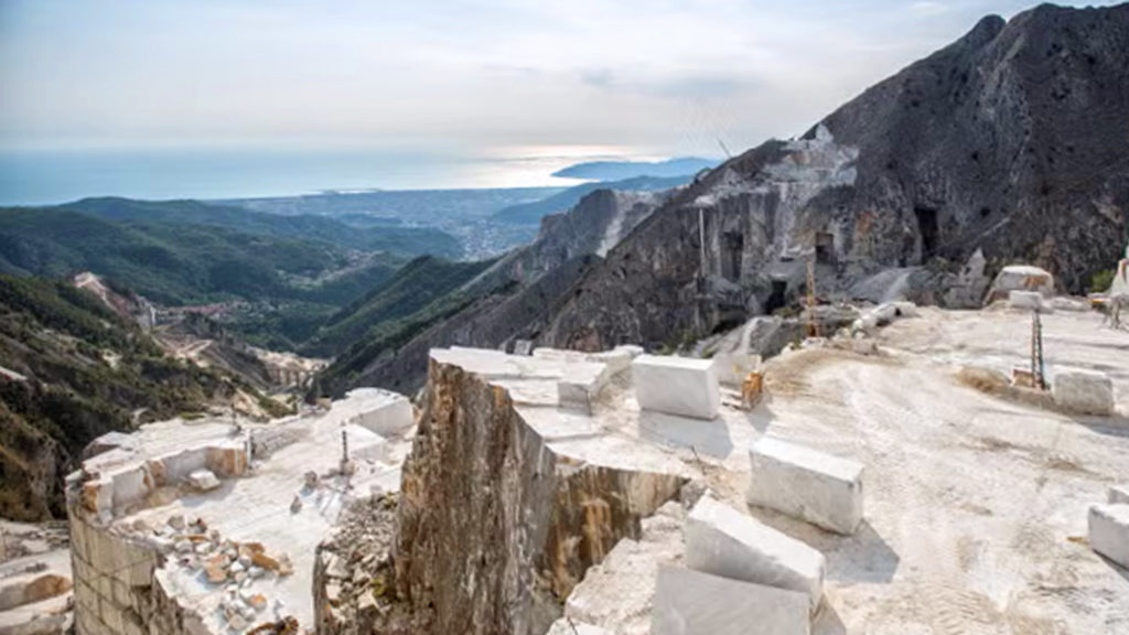 White marble quarries